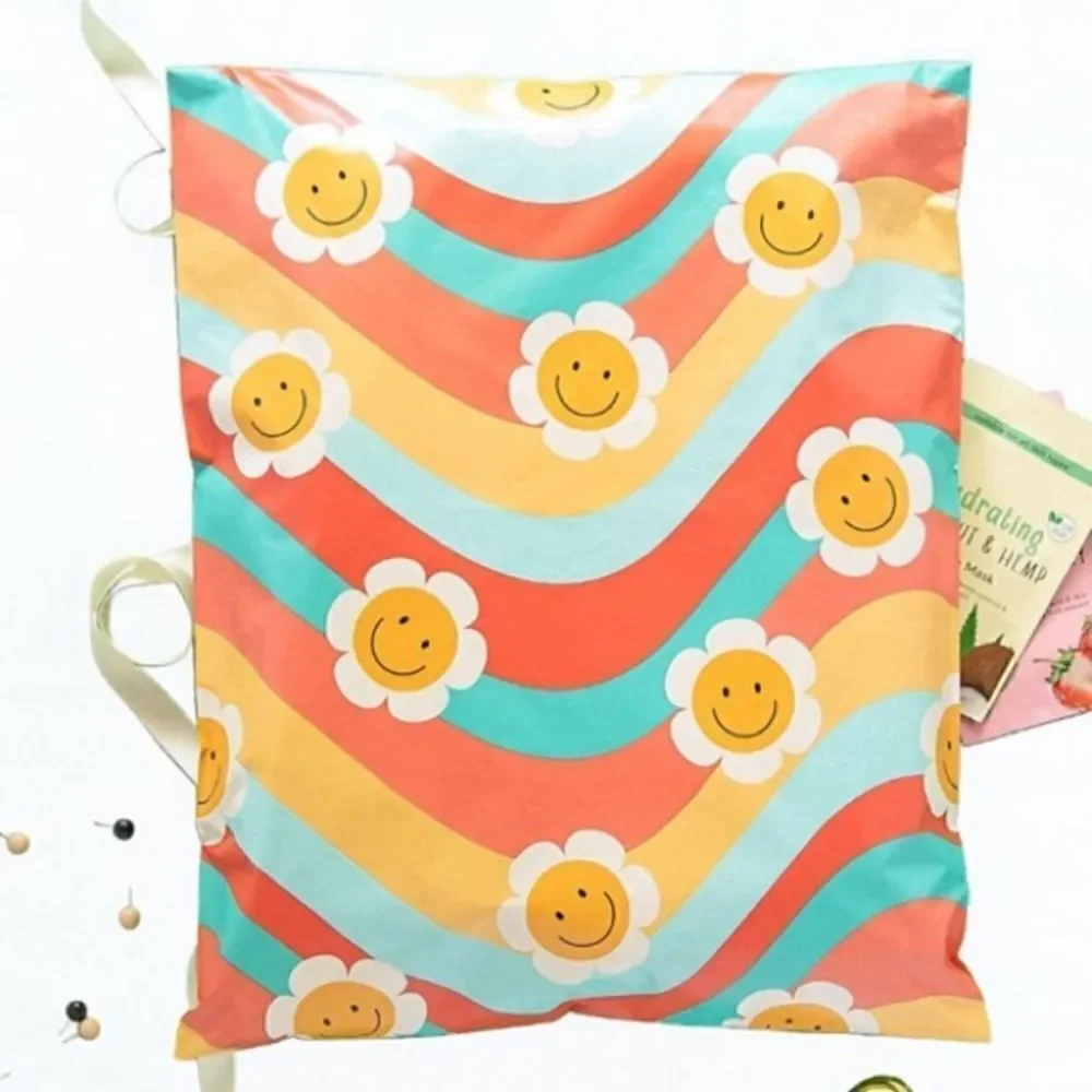 Poly mailers 10x13 and 12.5x15 sizes stickers 35 poly mailers 25 stickers